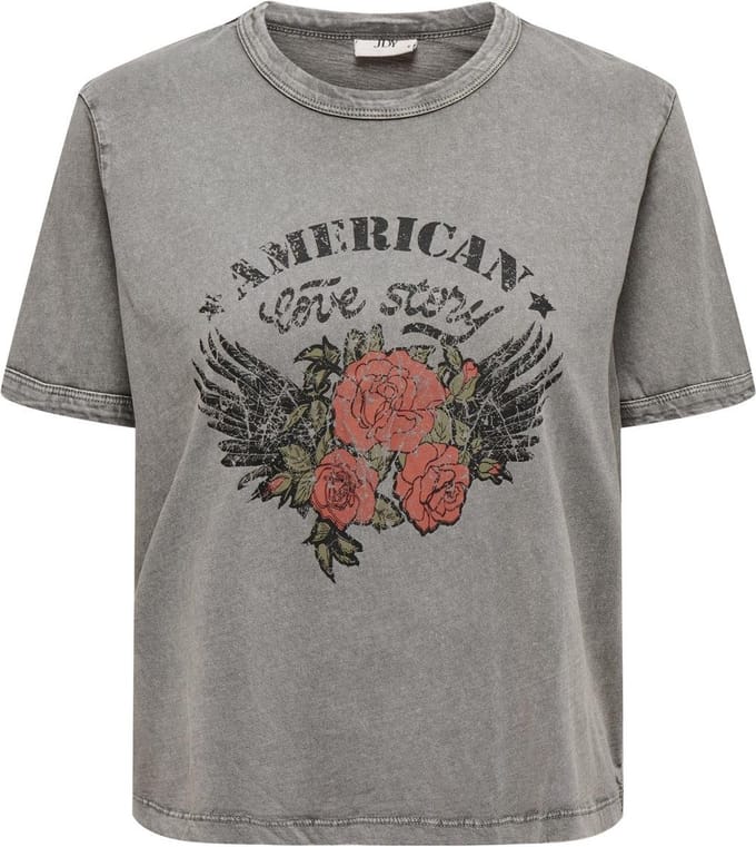 JDY - JDYFAROCK ELINA S/S PRINT TOP JRS - Dames - T-shirts