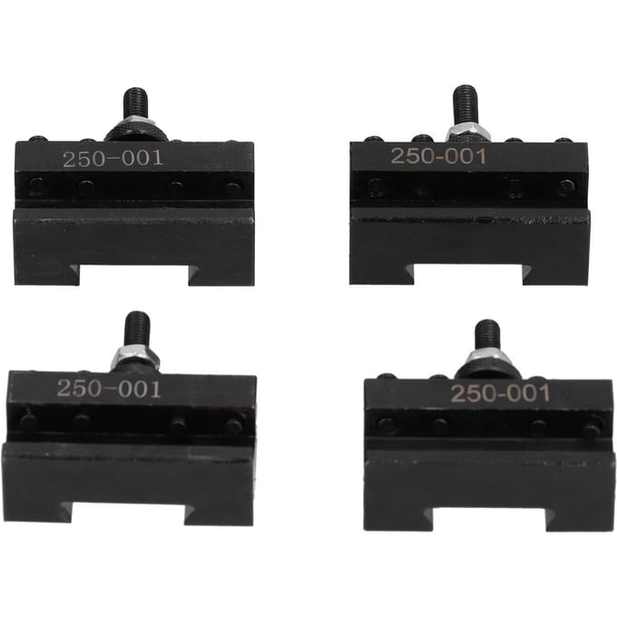 4 pièces Support d'outil pour tournage, surfaçage, alésage, piston, cale, quincaillerie, acier rapide 250‑001