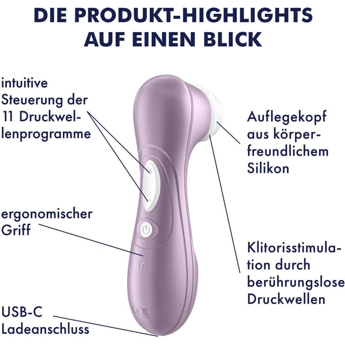 Satisfyer Pro 2 Next Generation - Luchtdrukvibrator met 11 intensiteitsniveaus - waterdicht