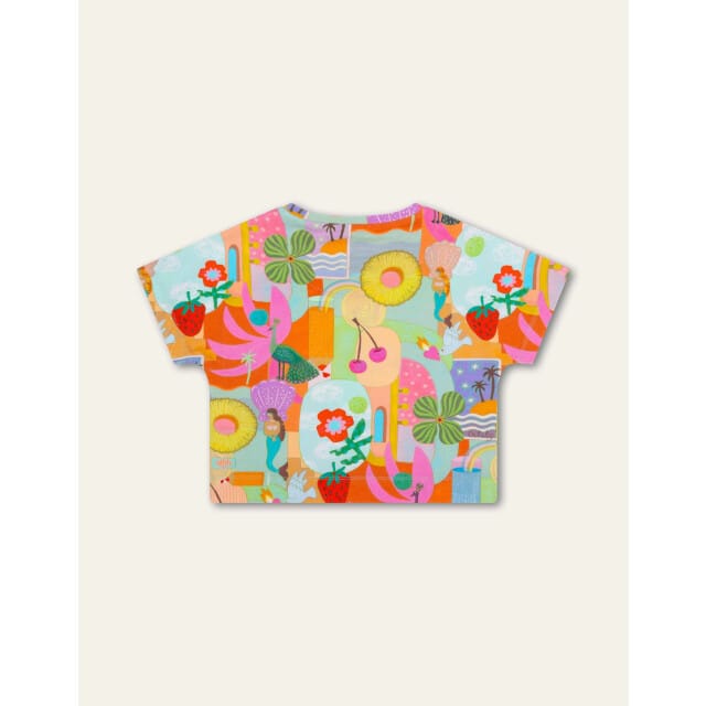 Oilily Tipp T-Shirt- maat128/8yr Meadow