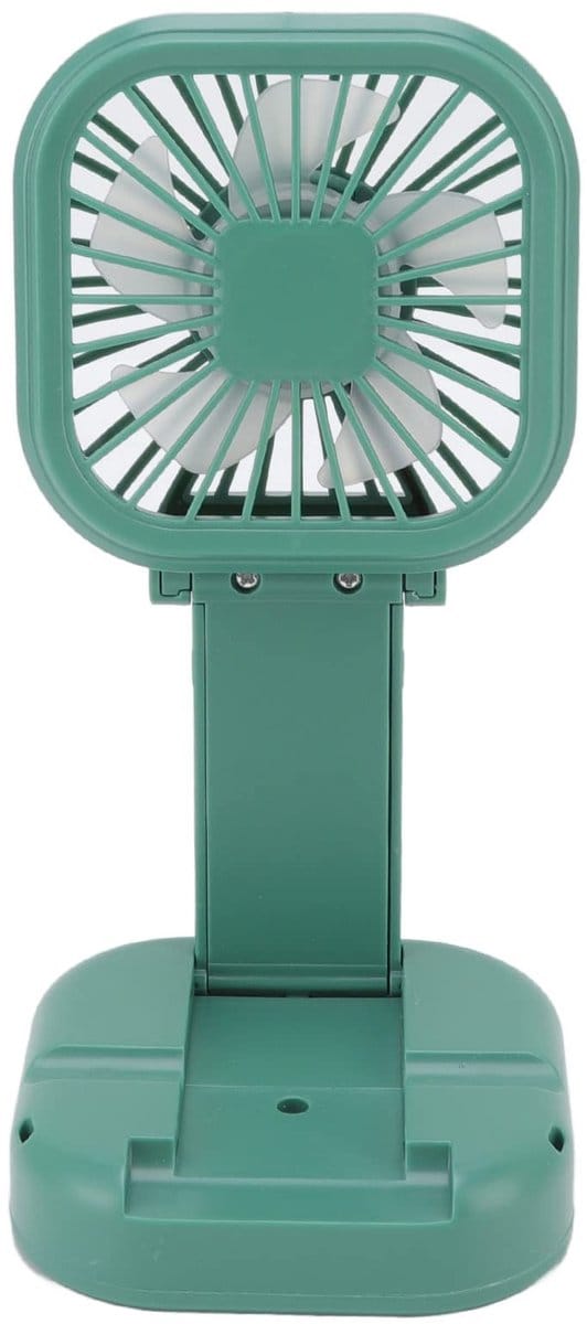 Allecto - Handventilator - Draagbare ventilator - Opvouwbaar - Groen - USB oplaadbare ventilator - Ideaal voor thuis en buiten - Compact model