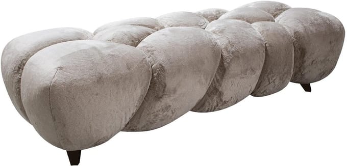 PTMD - Bankje Nubibus - Beige - 160x60x41cm