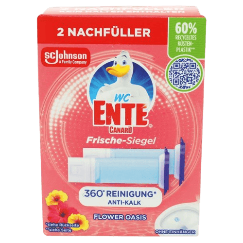 WC Ente Fresh Discs Flower Oasis Toiletreiniger Navullingen - 2 x 36 ml