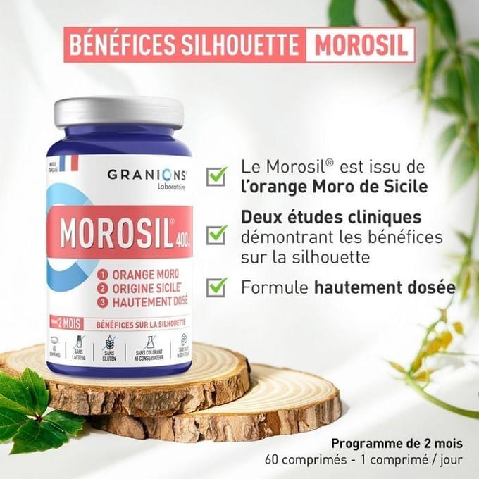 Granions Morosil 400mg Formule Hautement Dosée 60 comprimés