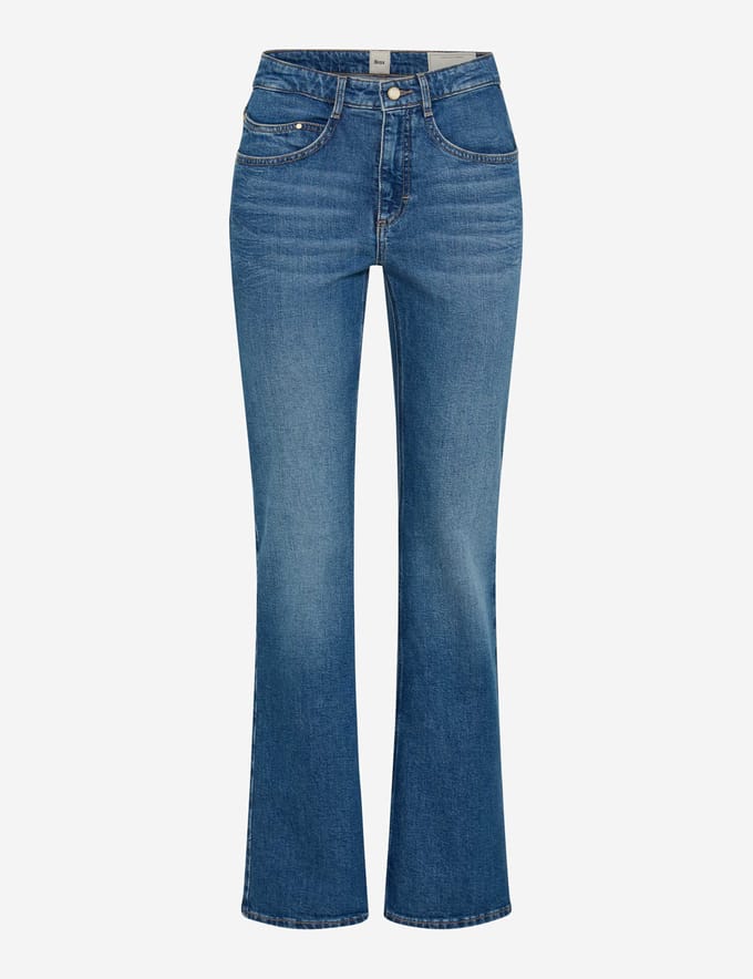 Brax Dames Jeans  Style MARY USED REGULAR BLUE, denim blauw regular, maat 44