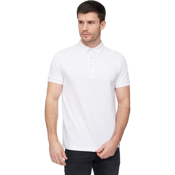 Duck and Cover Heren Chilltowns Poloshirt (Wit)