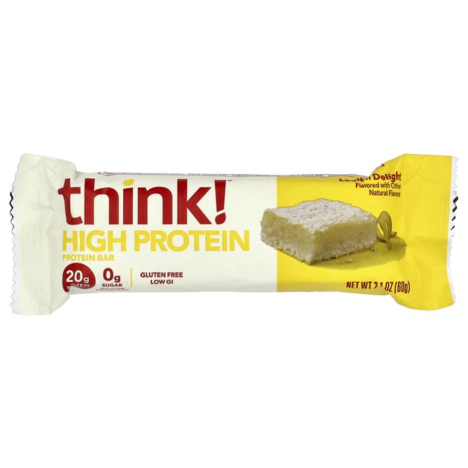 Pense!, Barre Protéinée, Délice au Citron, 10 barres, 60 g (2,1 onces) chaque