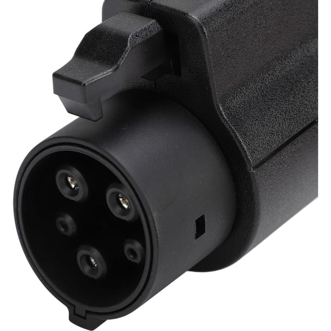 EV Laadadapter   15A Hoge Vermogen Puur Koper EV Laadstation Stekkeradapter voor J1772 Type black