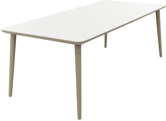 Sofia dining tuintafel keramiek 220x100 cm. - Latte