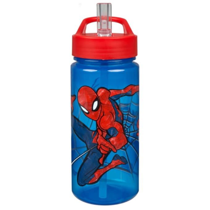 Marvel Serie - 500 ml Bidon - Spiderman - Sippy Straw - BPA-vrij
