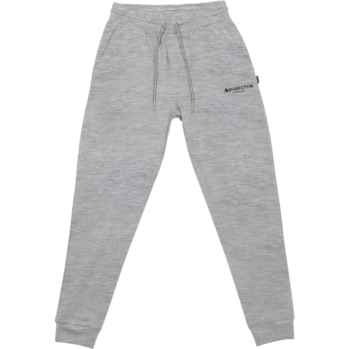 Aquascutum Heren Patroon Slim Joggingbroeken (Grijs)