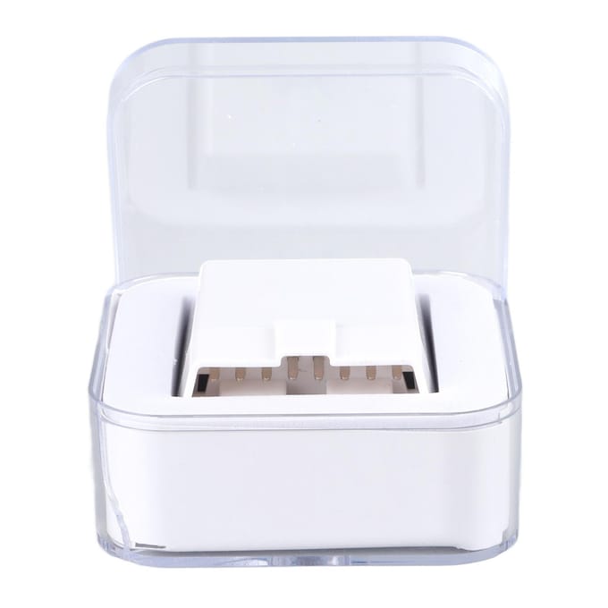 voor ELM327 OBD2 Bluetooth 4.0 Scanner Hoge Nauwkeurigheid Plug en Play Auto Foutcodelezer voor de Meeste Telefoons white
