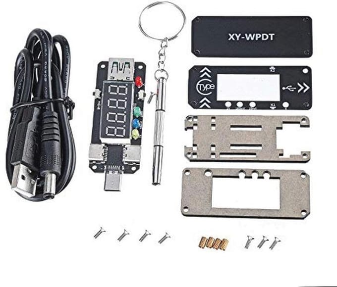 Type-C PD Snel Opladen Ontlading Trigger Decoy DC Digitale Spanning en Stroommeter Tester