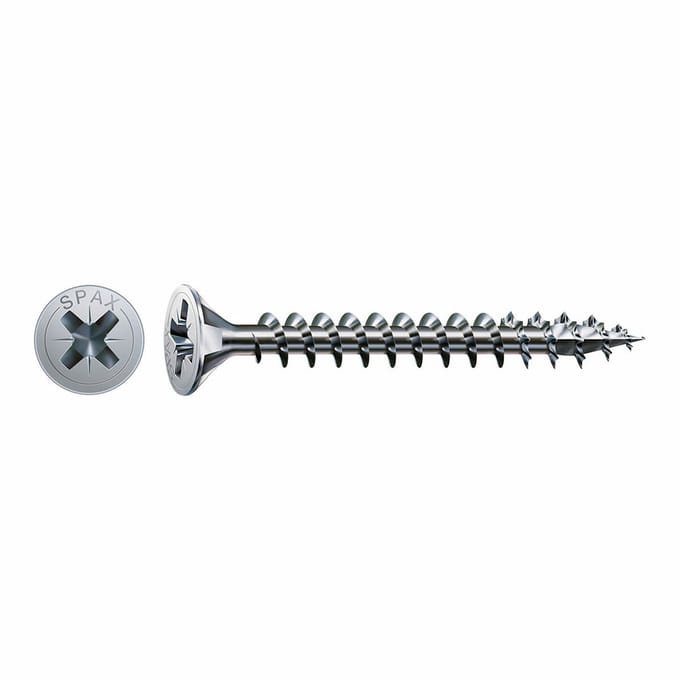 Schroefdoos SPAX Houten schroef Platte kop (3,5 x 30 mm)