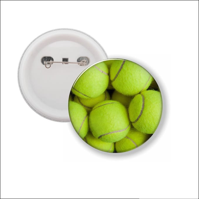 Button Met Speld - Tennisballen