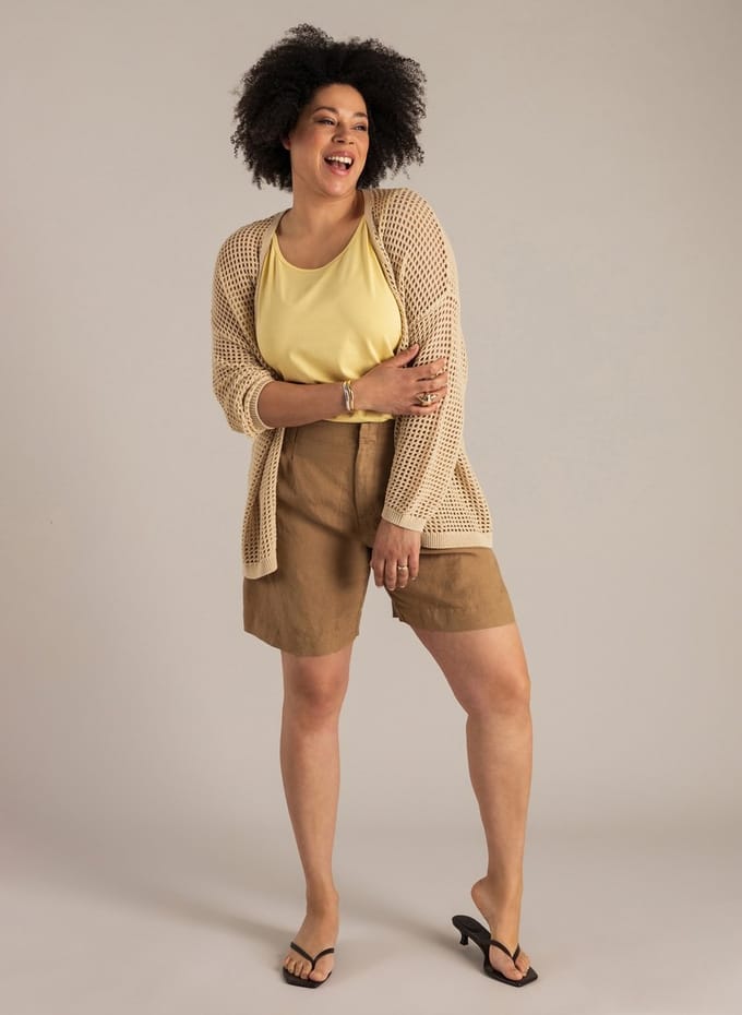 YEST CURVE Nadja Cover ups - Light Sand - maat X-0(44)