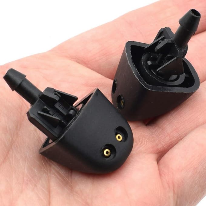 2 STUKS Voorruitsproeier Voor Opel Vivaro Renault Trafic II 2001-2014 black