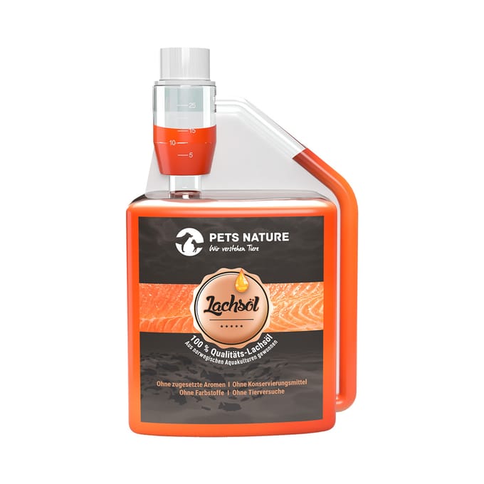 500 ml Pets Nature Zalmolie voor honden