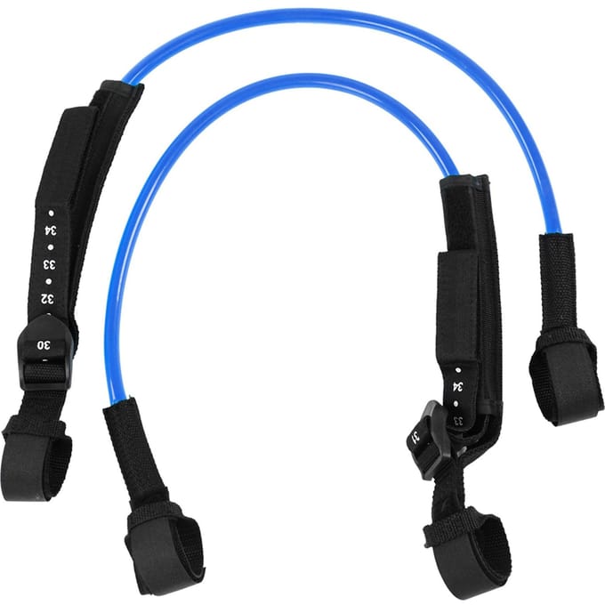 2PCS 28‑34 pouces Noir Réglable Sécurité Laisse Harnais Windsurf Accessoire Surf Planche de Surf Blue black