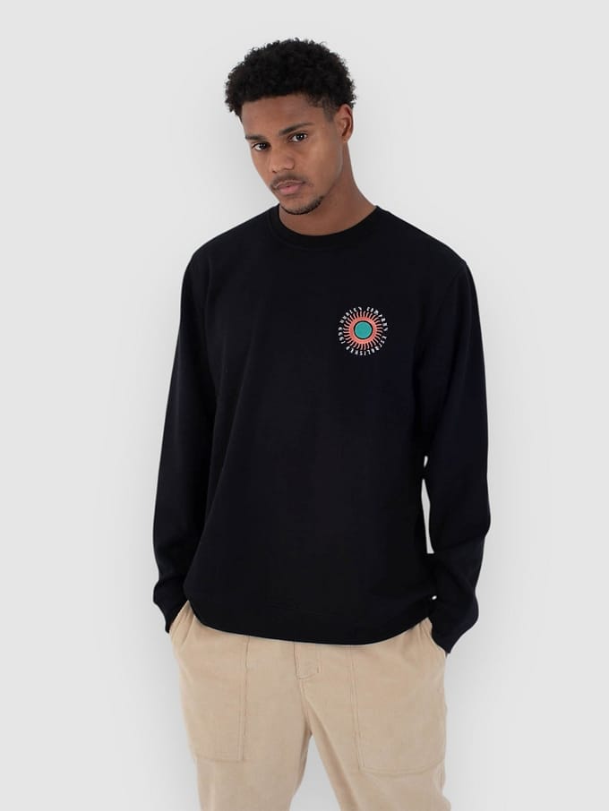 Hurley Eagle High Crew Sweater zwart