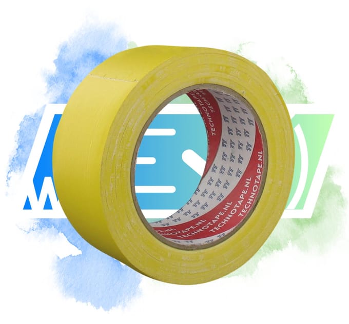 Betontape TT-88 50mm rol 33mtr Geel - 1 rol