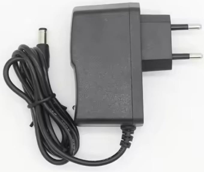 Jumalu 12V 1A Voedingsadapter – 12W AC/DC Adapter – 5,5 x 2,1 mm DC Plug – voor CCTV Camera, LED Strip, Router & Elektronica – Zwart