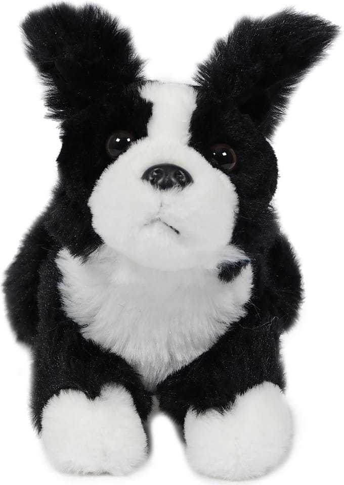 PIA Soft Toys Pluche Bordercollie Schaapshond - 24 cm