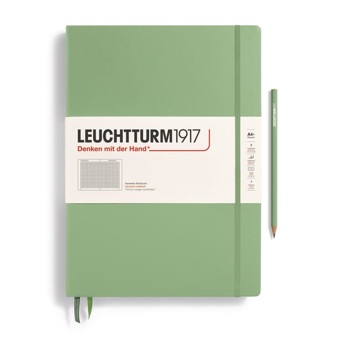 Leuchtturm1917 A4+ Master Classic Squared / Geruit Sage