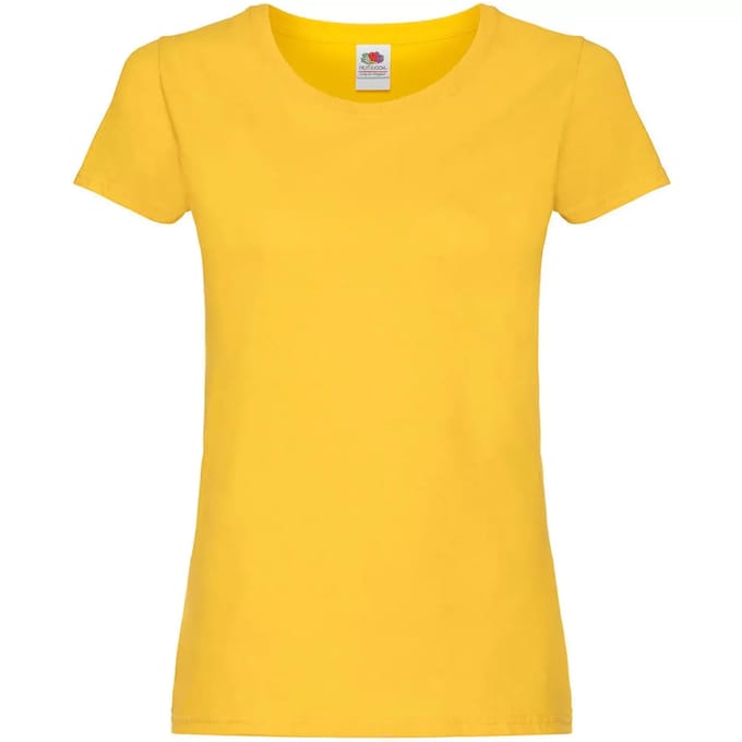 Dames-T-shirt Fruit of the Loom Original