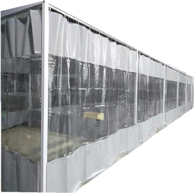 Winddicht Waterdicht Tuin Gordijn voor Buiten - PVC 0,5 mm