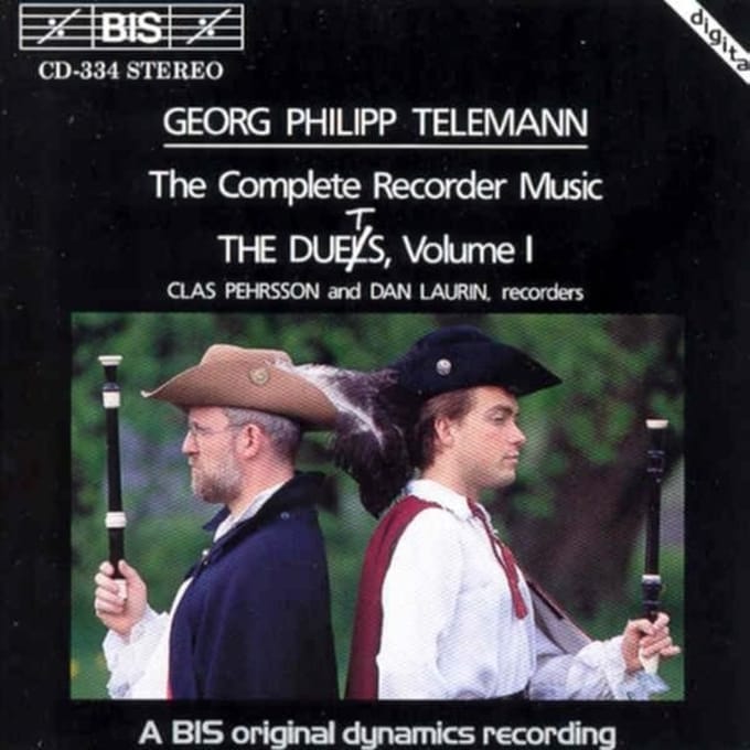 Clas Pehrsson & Dan Laurin - Telemann: The Complete Recorder Duets Vol.1 (CD)