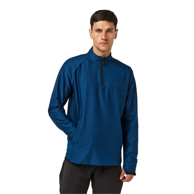 Boss Heren Regular Raglan Active Sweatshirt (Blauw)