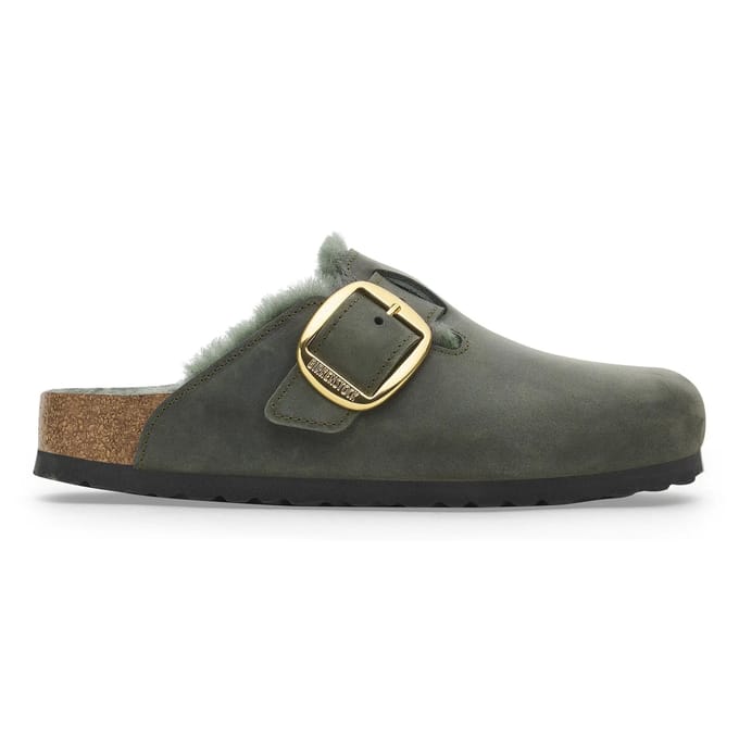Damesklompen Birkenstock Big Buckle Shearling