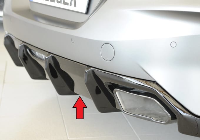 RIEGER - BMW G4Z / G29 Z4 2019 - ... - RIEGER PERFORMANCE DIFFUSER (40i) - HIGH GLOSS BLACK