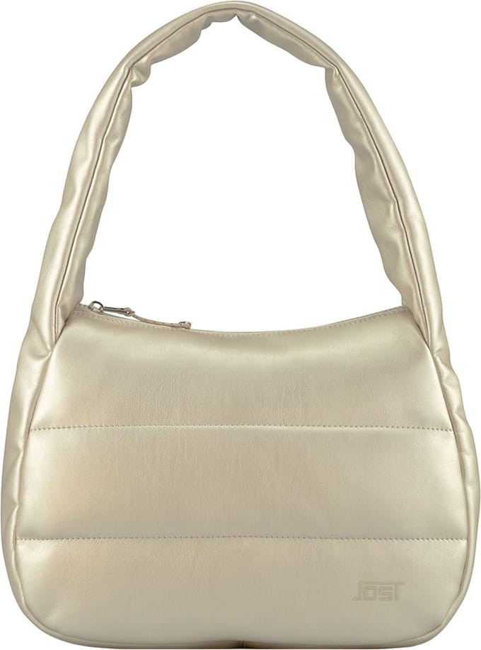 JOST Schoudertas Kaarina Hobo Bag Silver Zilverkleurig