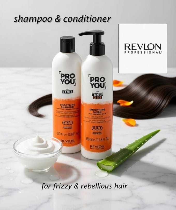 Set: Revlon- Pro You - smoothing shampoo & Balm - the tamer