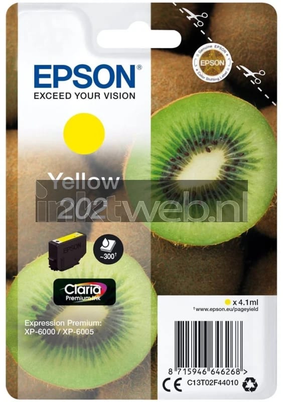 Epson Inktcartridge 202 Origineel Geel C 13 T 02F44010