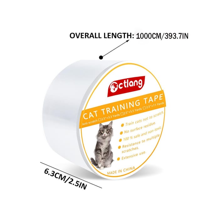 Meubelbeschermers Sofa Kattenkrabbescherming Kattenpootkussentjes Schraper Trainingstape Kattenkrabbeschermer Sofabescherming