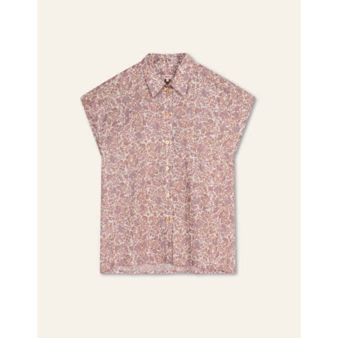 Oilily Banana Blouse- maat38 Lavender Mist