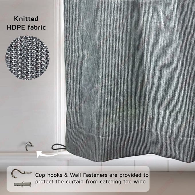 Shadow Comfort Buitengordijnen cool grey 2,2x1,37m