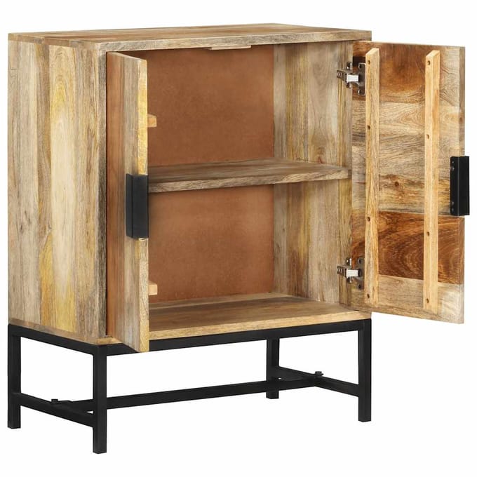 vidaXL - Dressoir - 60x35x75 - cm - massief - mangohout