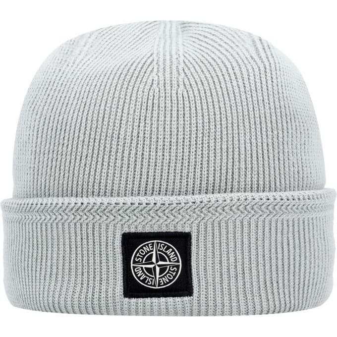 Stone Island Mini Wapen Logo Patch Muts S00d7 L1s15n100102 V0055 L1S15N100102 S00D7 V0055 gray