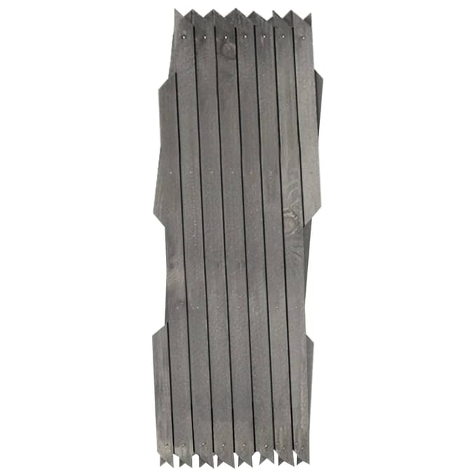 vidaXL - Tuinlatwerken - 5 - st - 180x30 - cm - massief - vurenhout - grijs