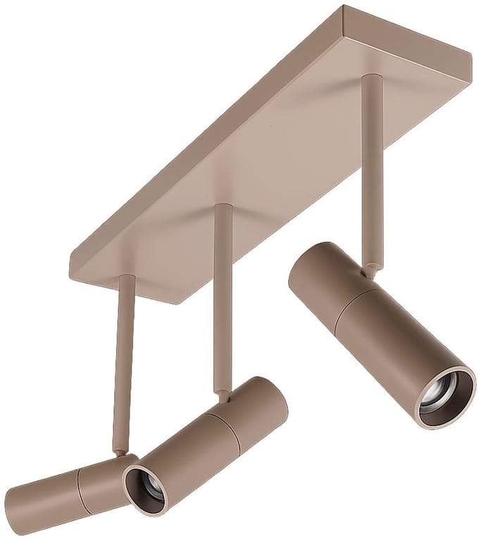 Freelight - Spot Undici 3 lichts L 57 cm beige