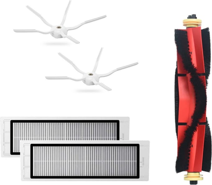 Onderhoudspakket (Wit) - Compatible met Roborock S4, S5, S6 & E Series (S4, S5, S5Max, S6, S6 Pure, S6MaxV)
