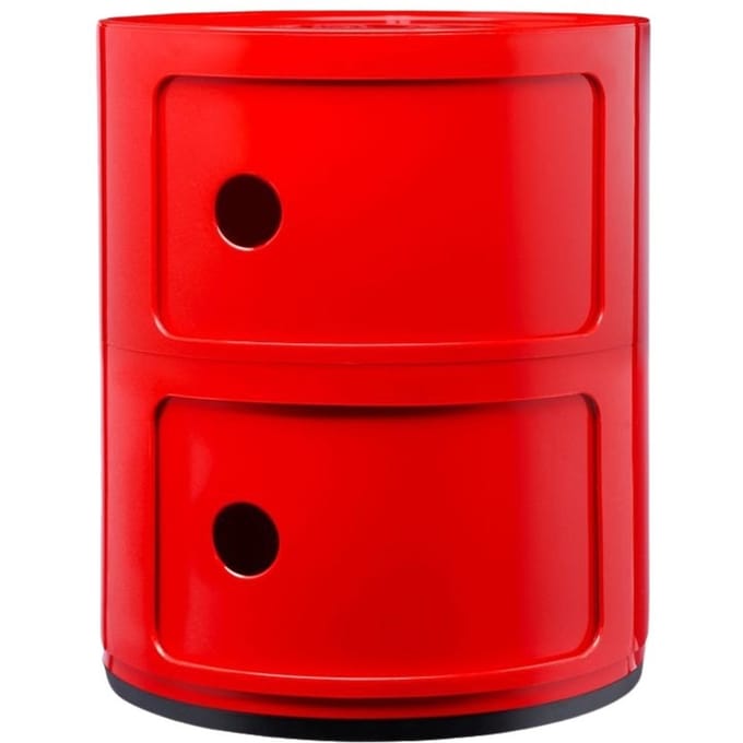 Kartell - Componibili Container - 2 elementen - rood