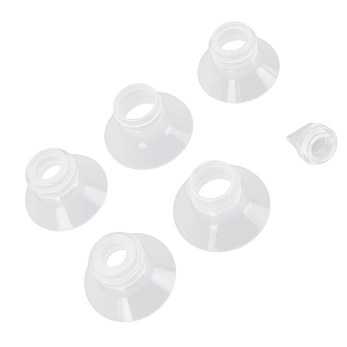 Kit de 5 Pièces de Valves à Bec de Canard Inserts de Bride 13 15 17 19 21 mm Pièces de Rechange pour Pompes Électriques white