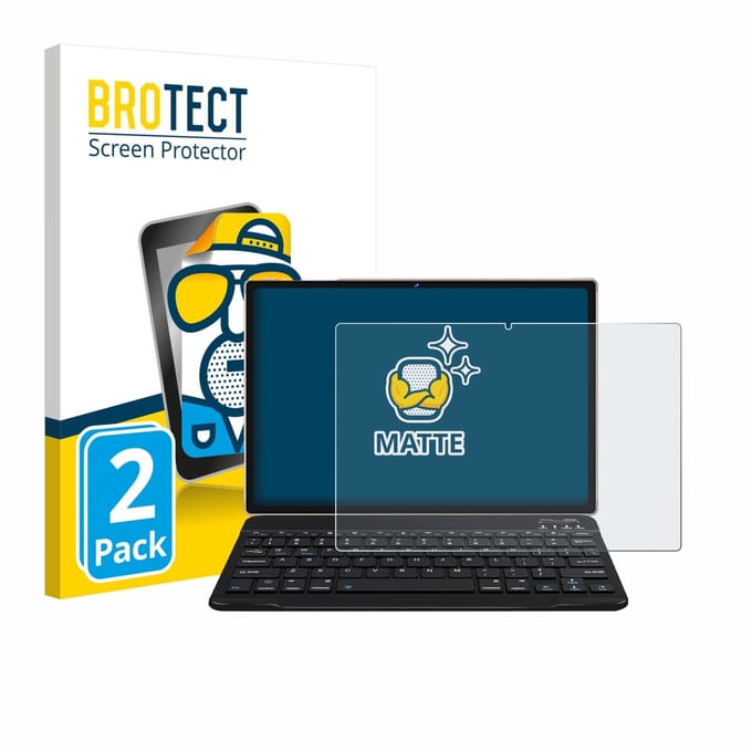 BROTECT - Screenprotector voor DEERTiME E9 10.1" - Folie Beschermfolie matte 2 Stuks