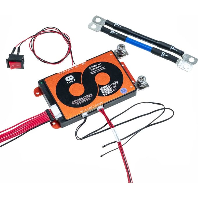 BMS DALY 7S 100A Li-Ion Smart K-serie Balanser BT,WiFi DL-R10K-L7S100ATJ Balans