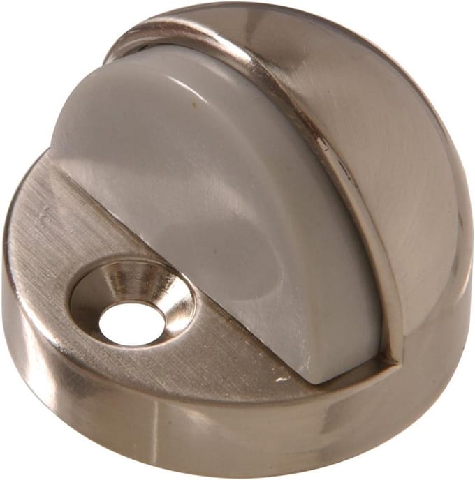 Deurstopper - Vloerstop - Muren Beschermen - Hoge Koepel Design - 1 Pack - Satijn Nikkel